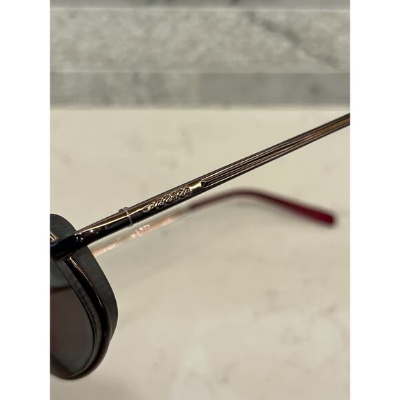 Carrera Men’s CA 921/S 7SJP-RA 56-19 Gunmetal Red Sunglasses *FRAMES ONLY* - Picture 2 of 9
